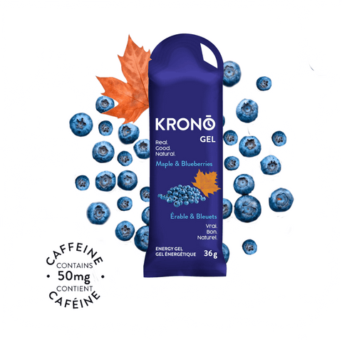 Energy Gels KRONO Maple Blueberry Caffeine 36g - Genetik Sport