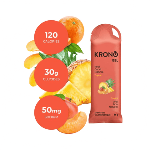 Energy Gels KRONO Tropical 36g - Genetik Sport