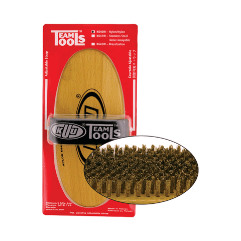 Oval Brush Kuu Brass (8''X3.5'') - Genetik Sport