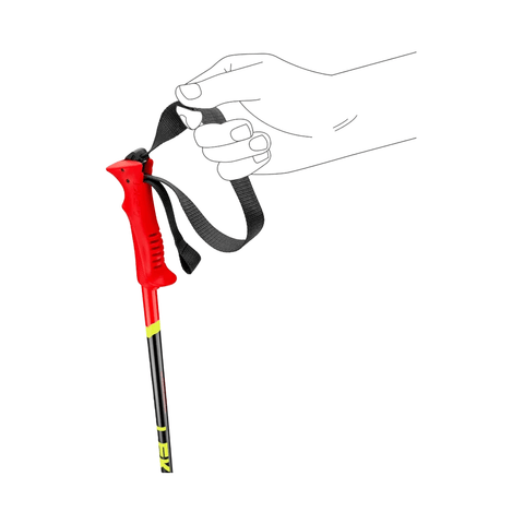 Ski Poles Leki Racing Kids - Genetik Sport