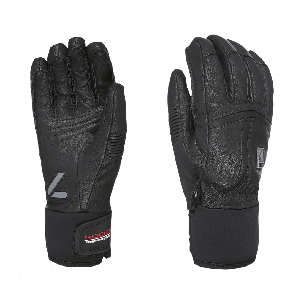 Gloves Level Off Piste Leather - Black - Genetik Sport