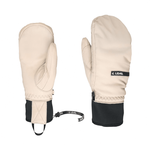 Mitts Level Womens Ivory - Beige - Genetik Sport