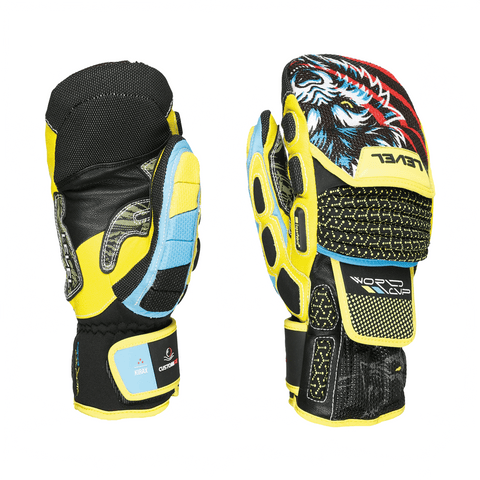 Mitts Level Worldcup CF - Yellow/Blue - Genetik Sport