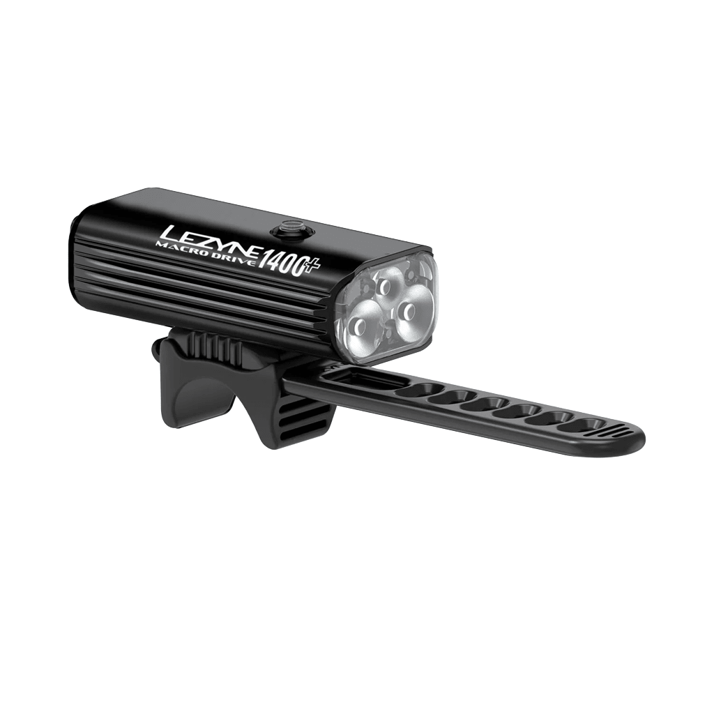Light Lezyne Macro Drive Front 1400+ - Black - Genetik Sport