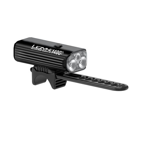 Light Lezyne Macro Drive Front 1400+ - Black - Genetik Sport