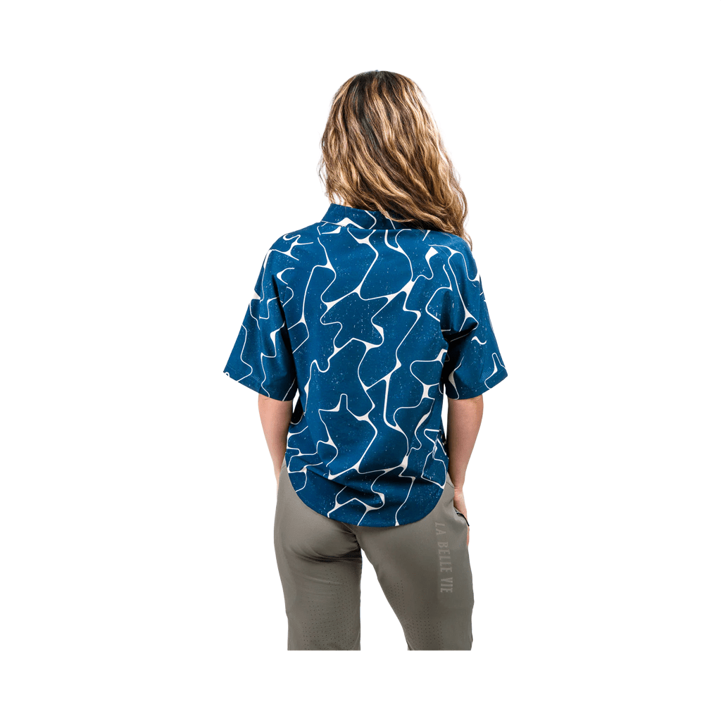 Tech Shirt Libe Womens Thanan SS - Blue Night - Genetik Sport