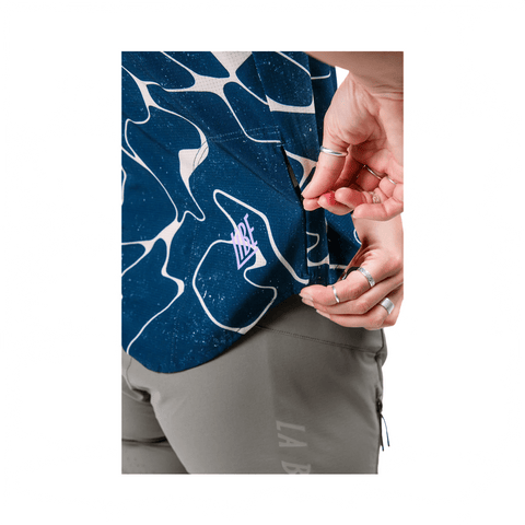 Tech Shirt Libe Womens Thanan SS - Blue Night - Genetik Sport