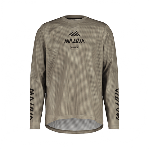 Jersey Maloja Mens PfeifferkogelM LS - Warm Shadow Papermountains - Genetik Sport