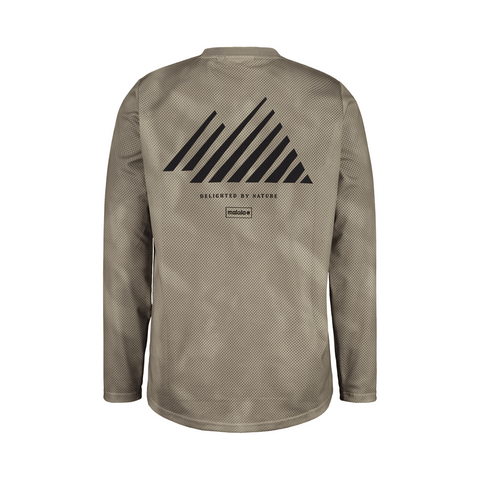 Jersey Maloja Mens PfeifferkogelM LS - Warm Shadow Papermountains - Genetik Sport