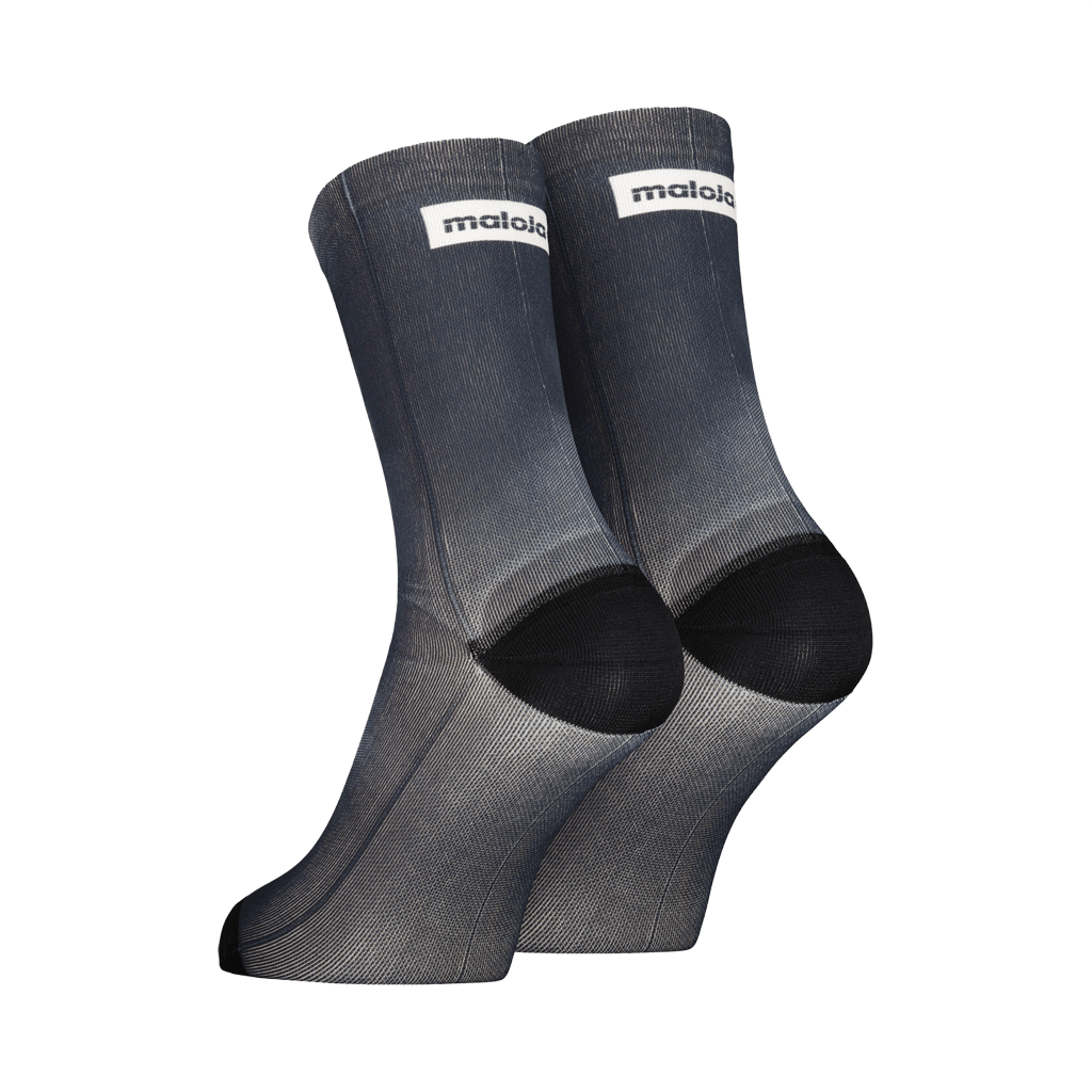 Socks Maloja EichhamM - Deep Black Bloom OS - Genetik Sport