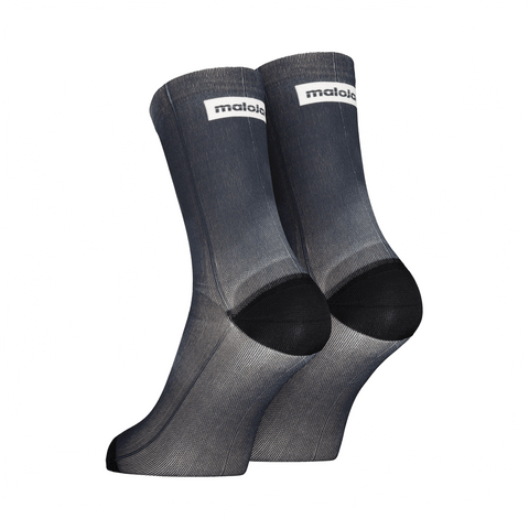 Socks Maloja EichhamM - Deep Black Bloom OS - Genetik Sport