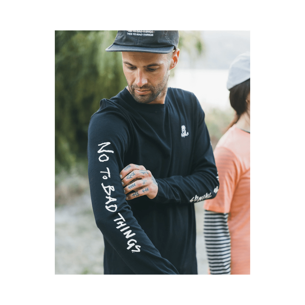 Jersey Mons Royale Mens Icon Merino Classic LS MR Rad - Black - Genetik Sport
