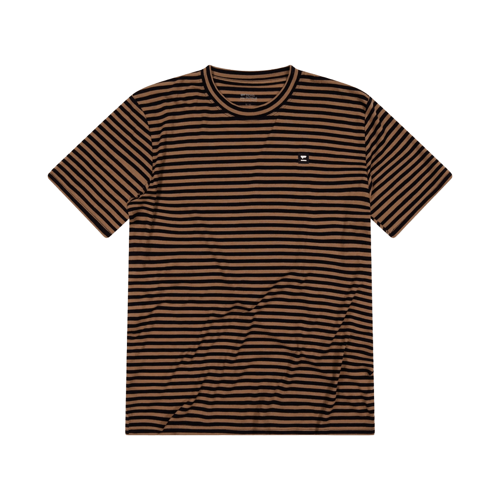 Jersey Mons Royale Mens Icon Merino SS - Mr Stripe Toffee - Genetik Sport