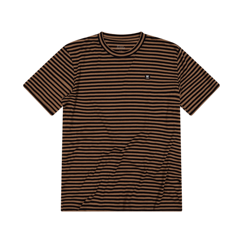 Jersey Mons Royale Mens Icon Merino SS - Mr Stripe Toffee - Genetik Sport