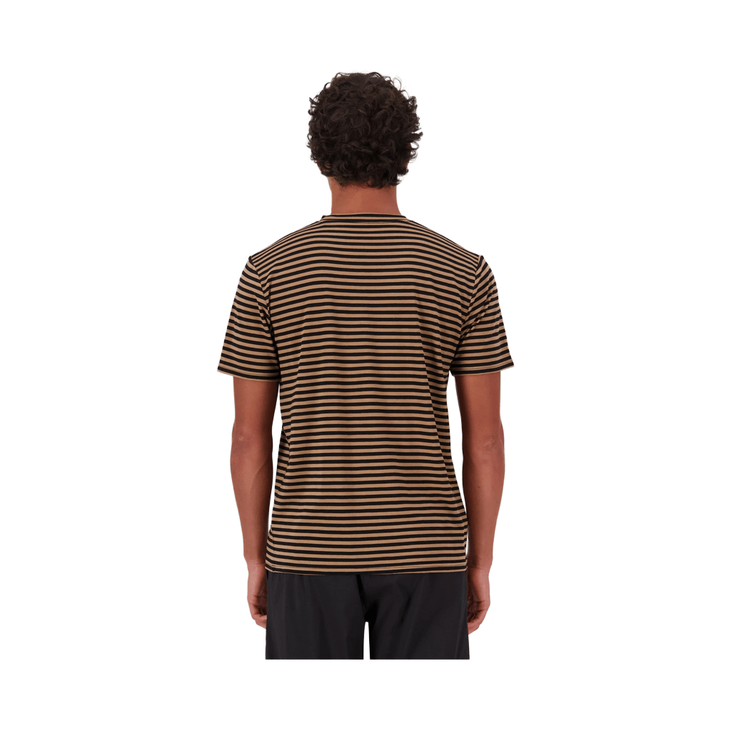 Jersey Mons Royale Mens Icon Merino SS - Mr Stripe Toffee - Genetik Sport