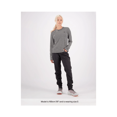 Jersey Mons Royale Womens Icon Merino LS - Mr Stripe - Genetik Sport