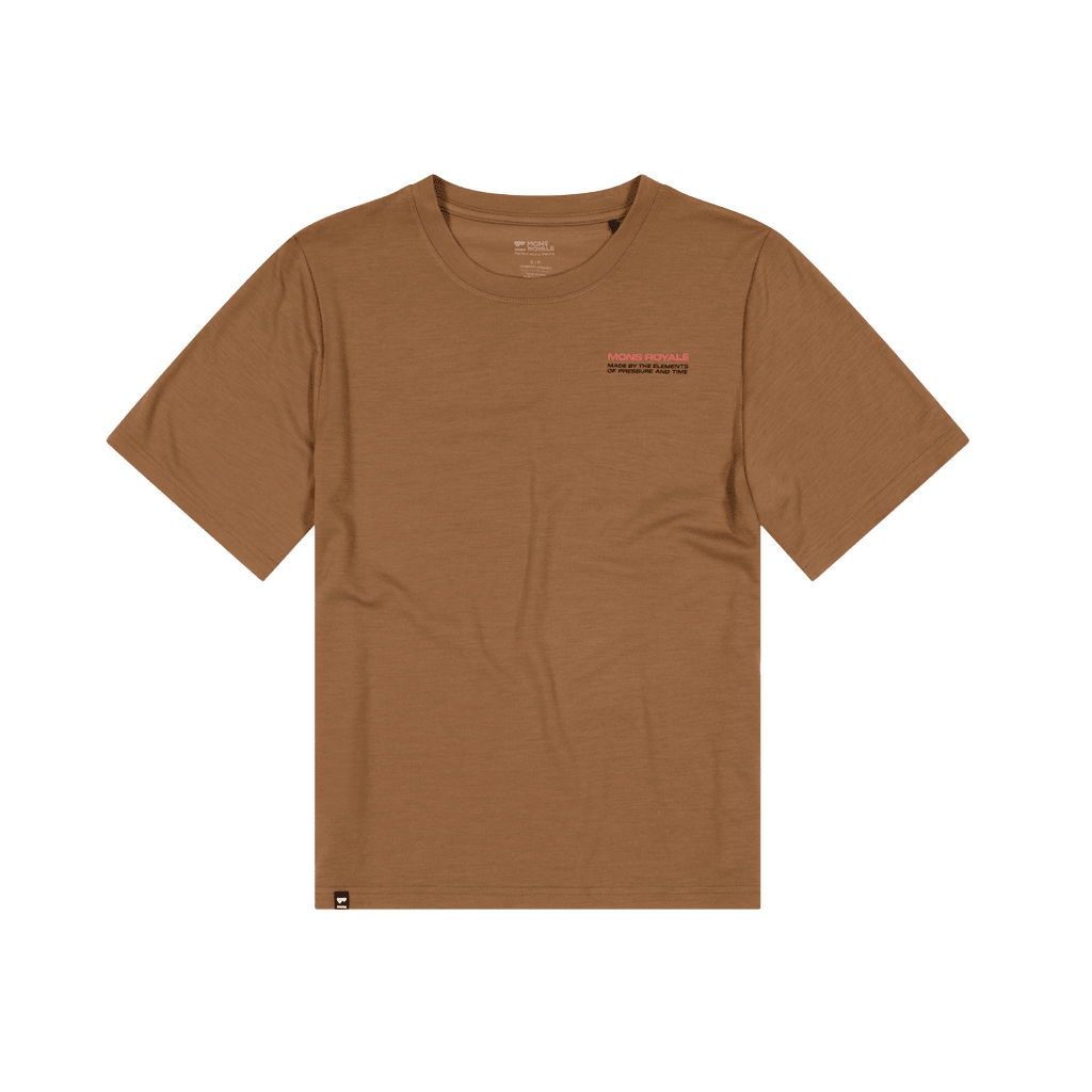 Jersey Mons Royale Womens Icon Merino SS - Toffee - Genetik Sport