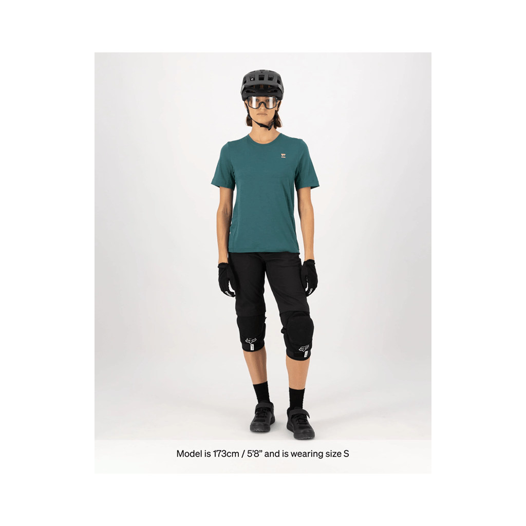 Jersey Mons Royale Womens Tarn Merino SS - Abyss - Genetik Sport