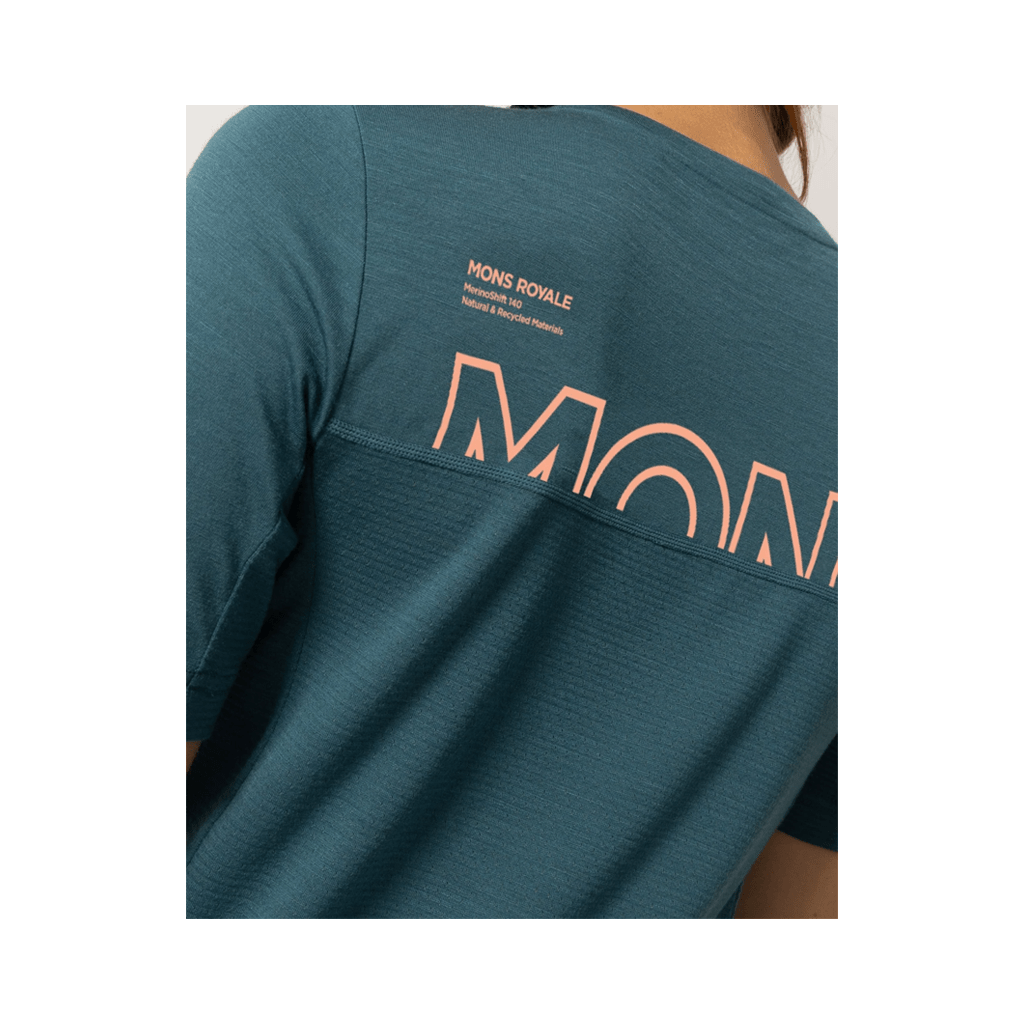 Jersey Mons Royale Womens Tarn Merino SS - Abyss - Genetik Sport