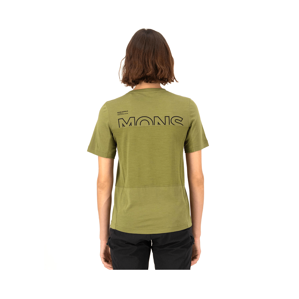Jersey Mons Royale Womens Tarn Merino SS - Fern - Genetik Sport