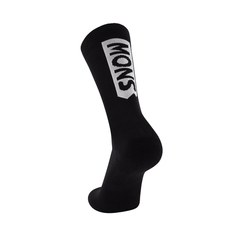 Socks Mons Royale Atlas Merino Crew - Black - Genetik Sport