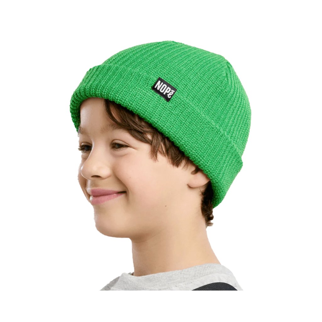 Youth Beanie NOPé - Vibrant Green - Genetik Sport