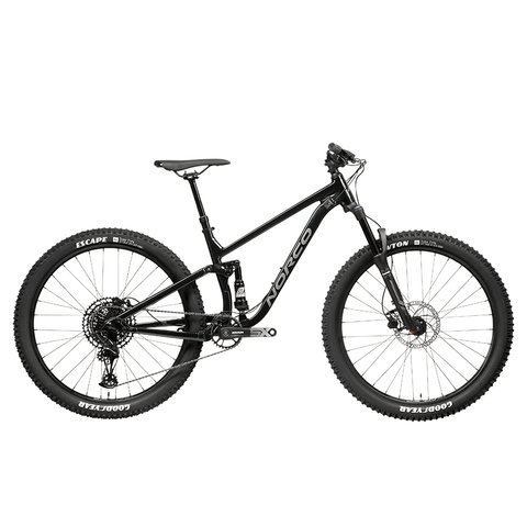 Bike Norco Fluid FS 27.5’’ - Black/Chrome - Genetik Sport