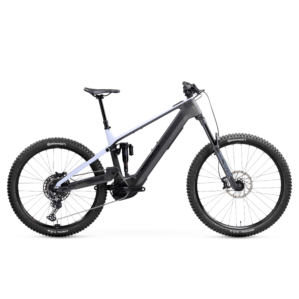 E - Bike Norco Sight VLT CX C3 - Raw White/Ice Black SZ4 - Genetik Sport