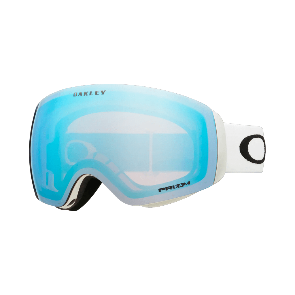 Goggles Oakley Flight Deck M Matte White - Prizm Snow Iced Iridium - Genetik Sport