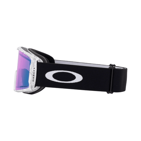 Goggles Oakley Line Miner L White Ghost Text - Prizm Snow Iced Iridium - Genetik Sport