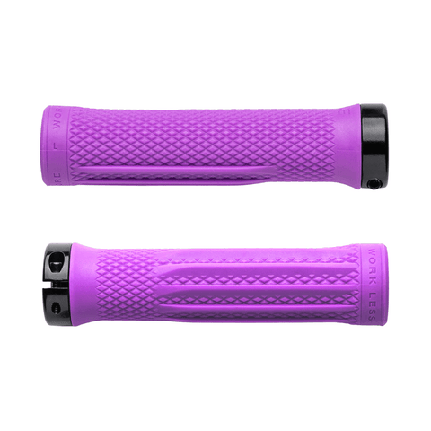 Grips OneUp Components Lock - On - Purple - Genetik Sport