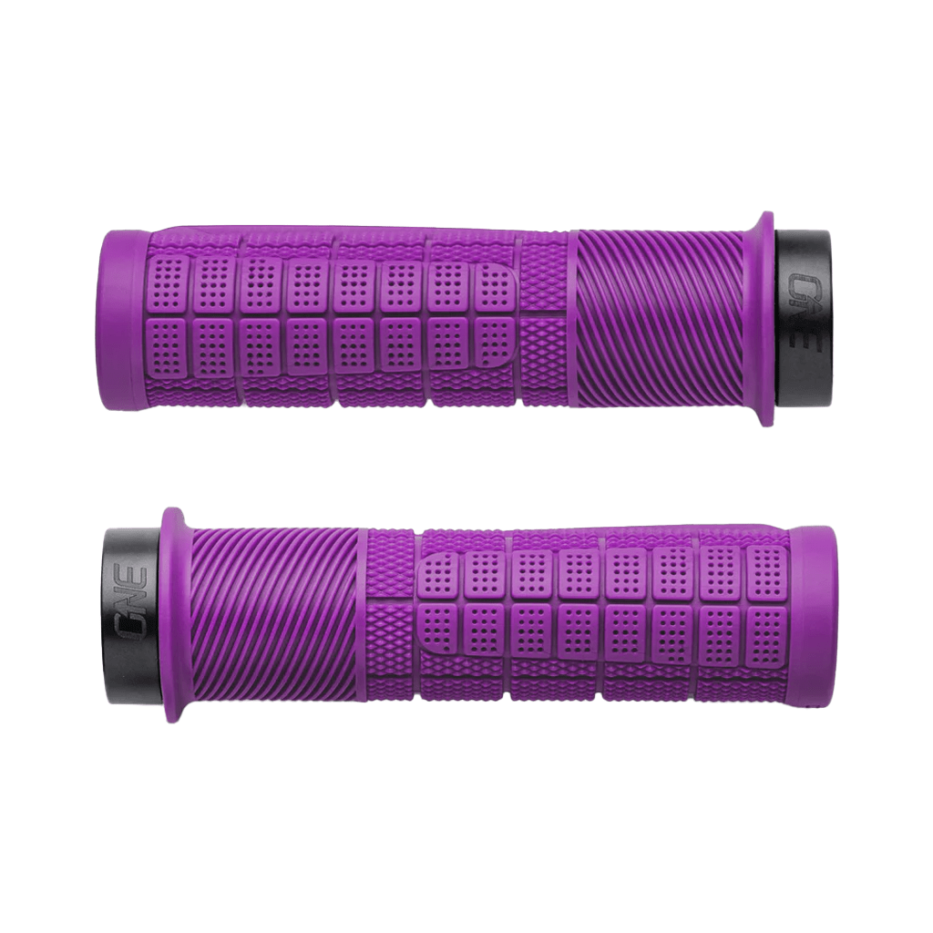 Grips OneUp Components Lock - On - Purple Thick - Genetik Sport