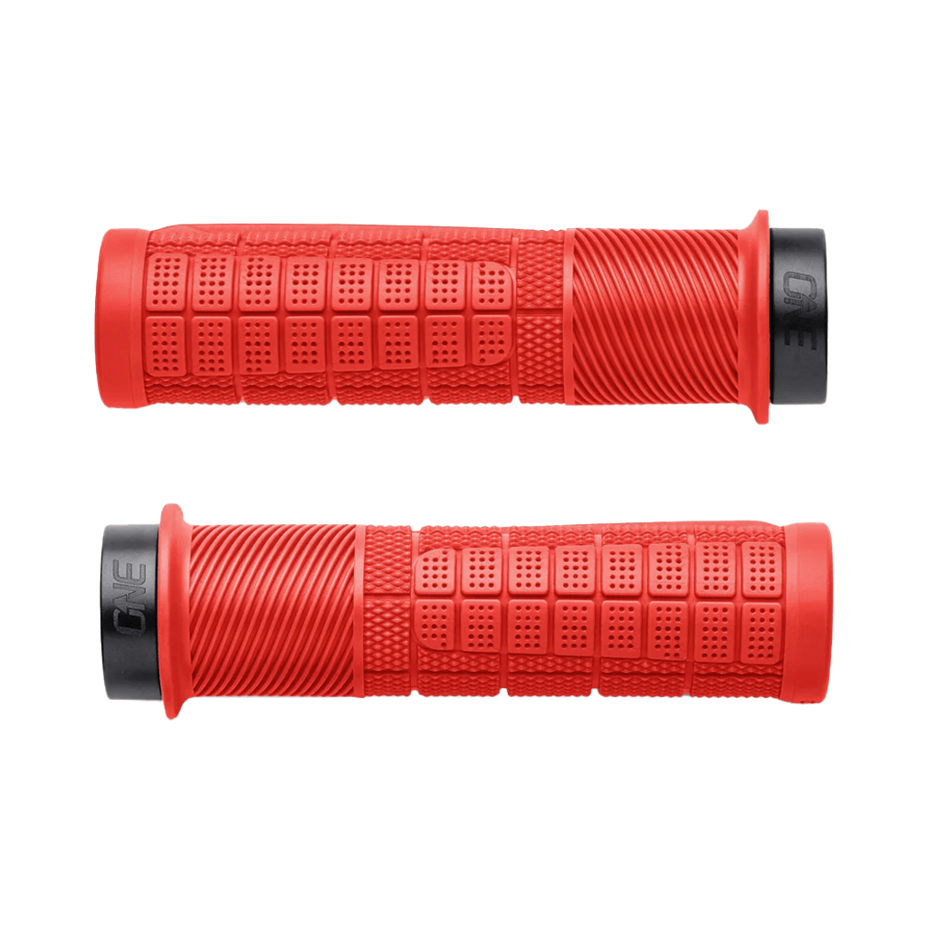 Grips OneUp Components Lock - On - Red Thick - Genetik Sport