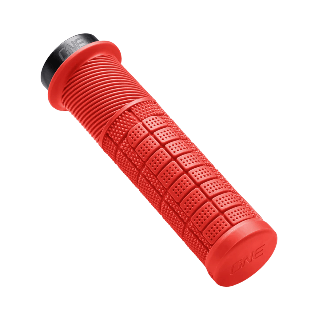 Grips OneUp Components Lock - On - Red Thick - Genetik Sport