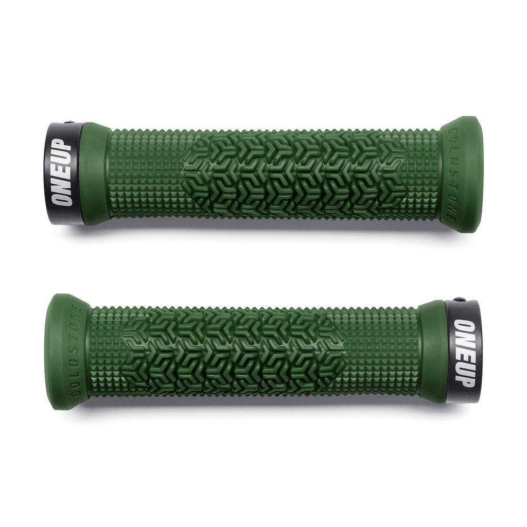 Grips OneUp Lock - On Jackson Goldstone Signature - Dark Green - Genetik Sport