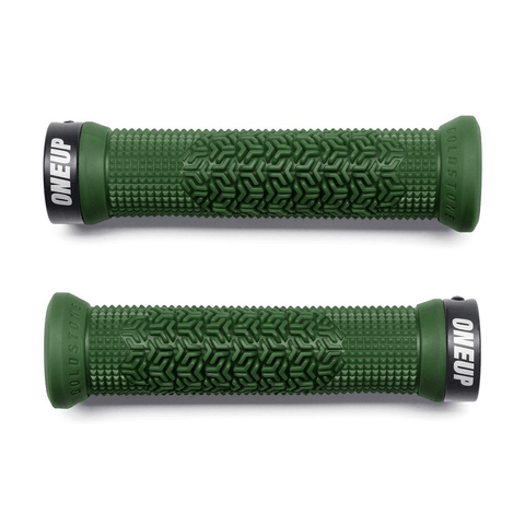 Grips OneUp Lock - On Jackson Goldstone Signature - Dark Green - Genetik Sport