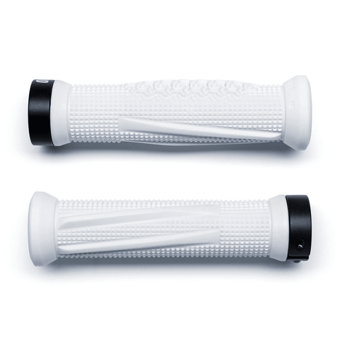Grips OneUp Lock - On Jackson Goldstone Signature - White - Genetik Sport