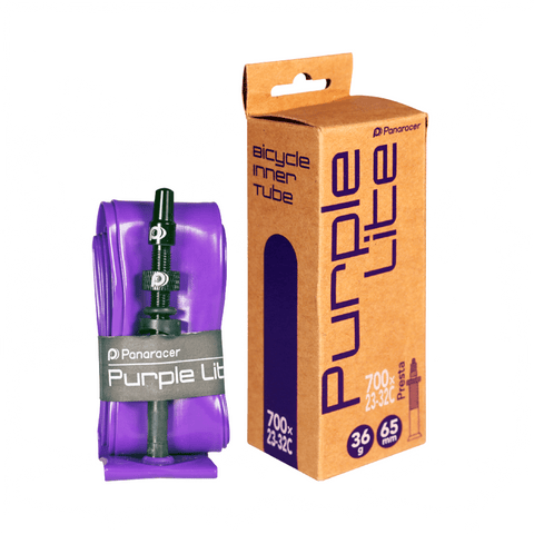 Tube Panaracer Road Purple Lite 700C x 23 - 32C Lightweight TPU Presta 65mm - Genetik Sport