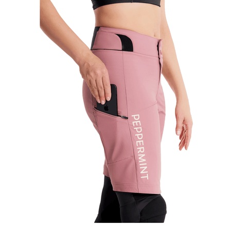 Shorts Peppermint Signature Tech - Blush - Genetik Sport
