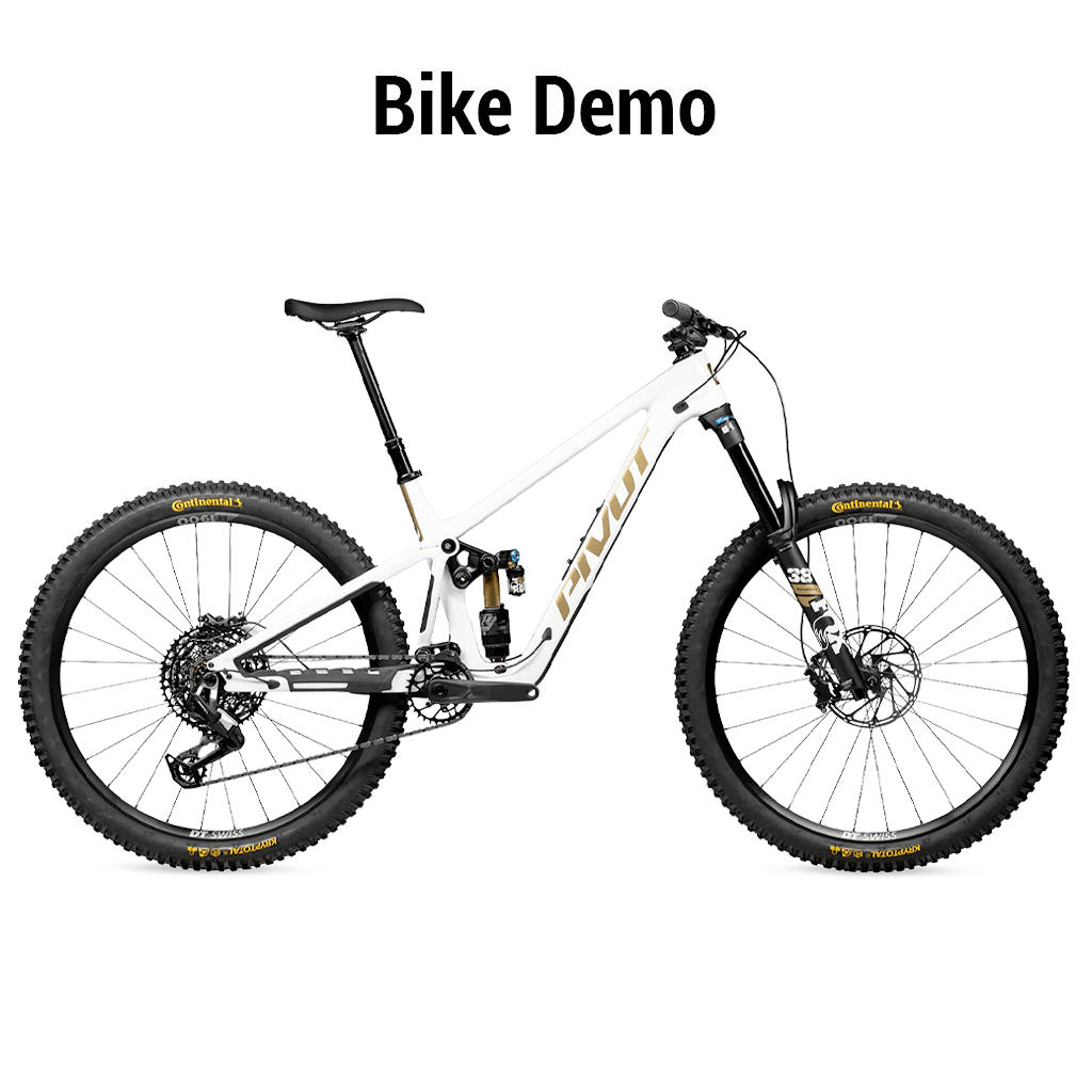 Demo Bike Pivot Firebird Ride Eagle 70/90 Factory - White Gold - Genetik Sport