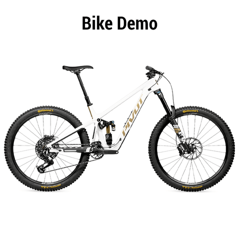 Demo Bike Pivot Firebird Ride Eagle 70/90 Factory - White Gold - Genetik Sport