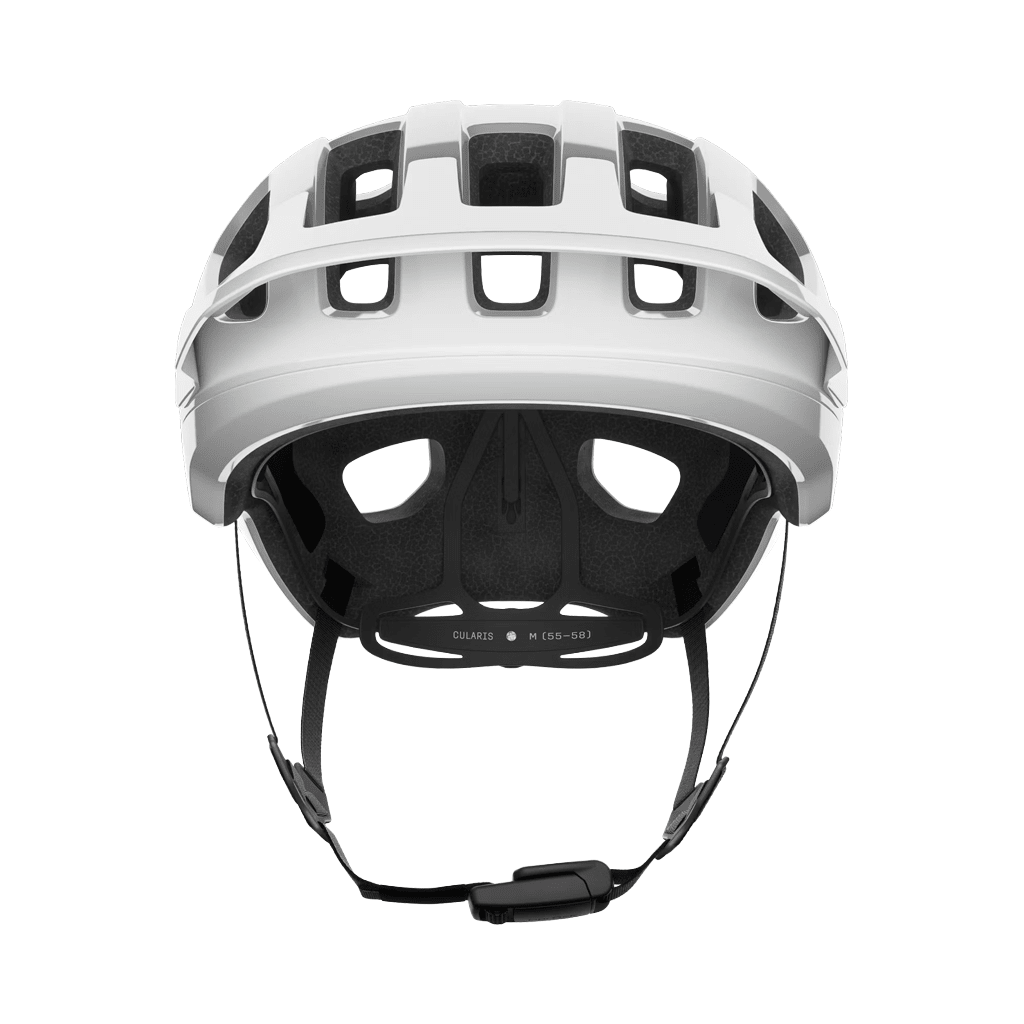 Helmet POC Cularis W/ Logo - Hydrogen White/Uranium Black Matt - Genetik Sport
