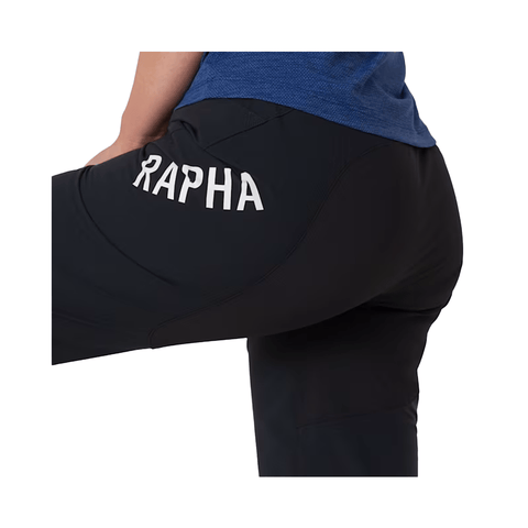 Shorts Rapha Womens Trail Finale - Black / Black - Genetik Sport