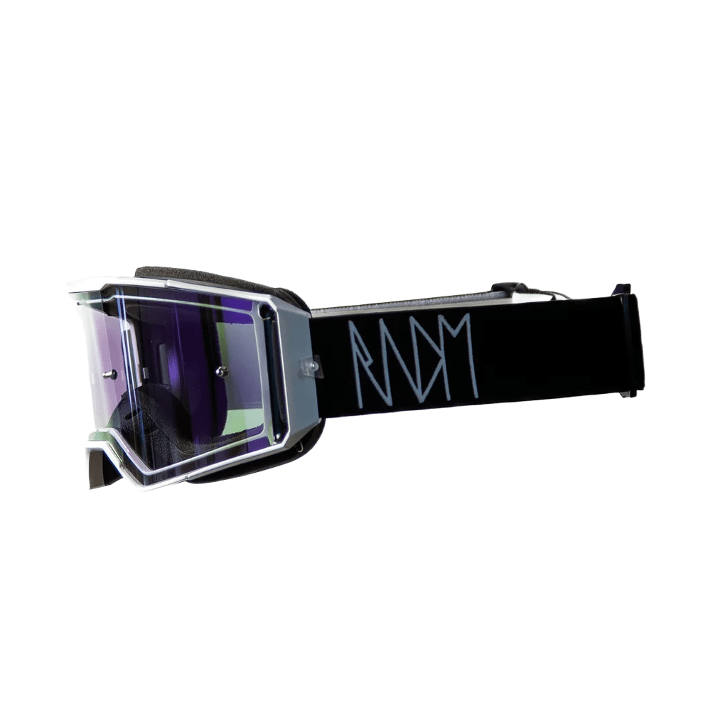 MTB Goggles RNDM Outline - White - Genetik Sport