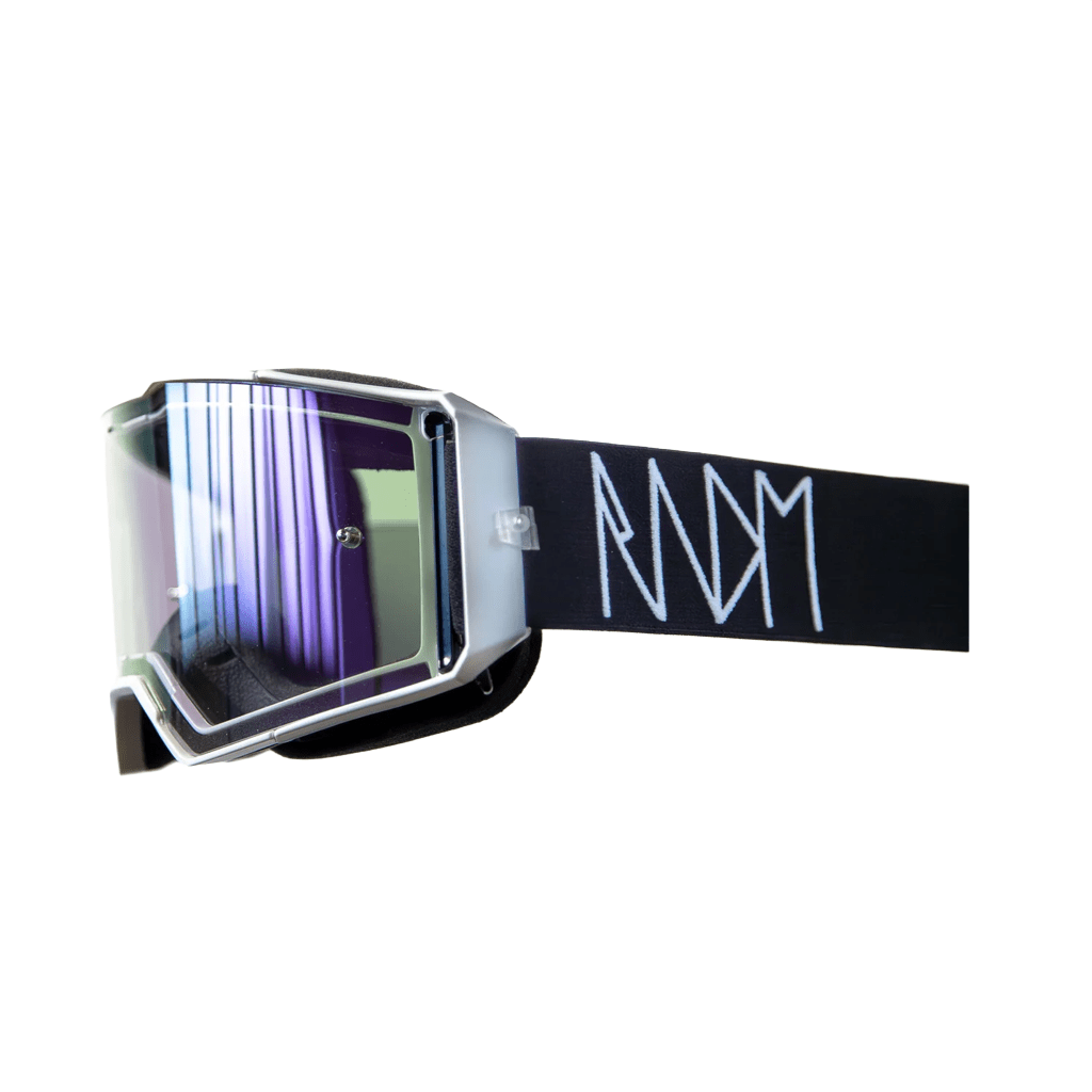 MTB Goggles RNDM Outline - White - Genetik Sport