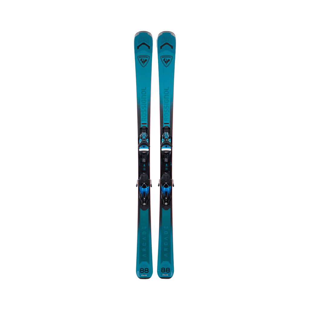 Skis Rossignol Arcade 88 K + SPX 12 B90 Blue Steel - Genetik Sport