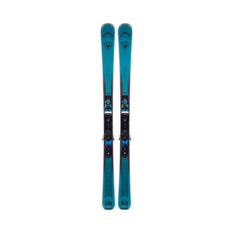 Skis Rossignol Arcade 88 K + SPX 12 B90 Blue Steel - Genetik Sport