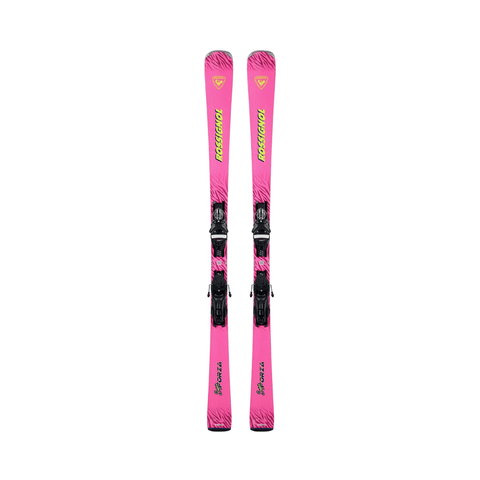 Skis Rossignol Super Forza Pink K - NX12 Konect Black Chrome - Genetik Sport
