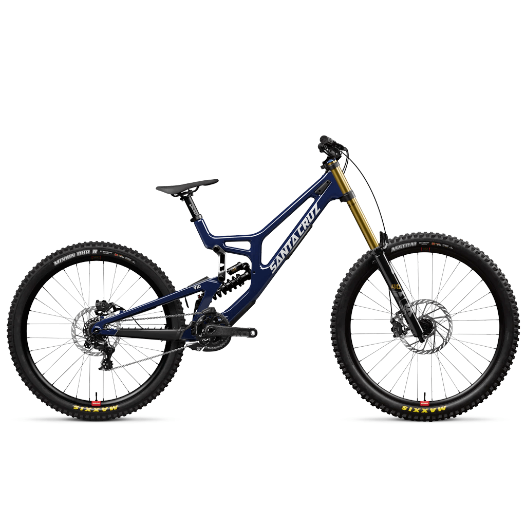 Bike Santa Cruz V10 8 CC DH X01 Mx - Gloss Liquid Blue - Genetik Sport