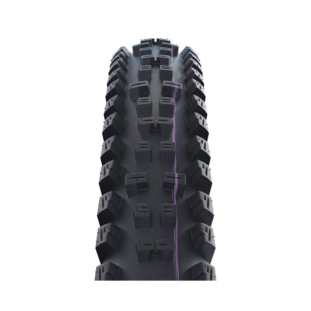 Tire Schwalbe Tacky Chan 29"x2.40 Folding Clincher Addix Ultrasoft Super Downhill TL Easy 2x67TPI Black - Genetik Sport